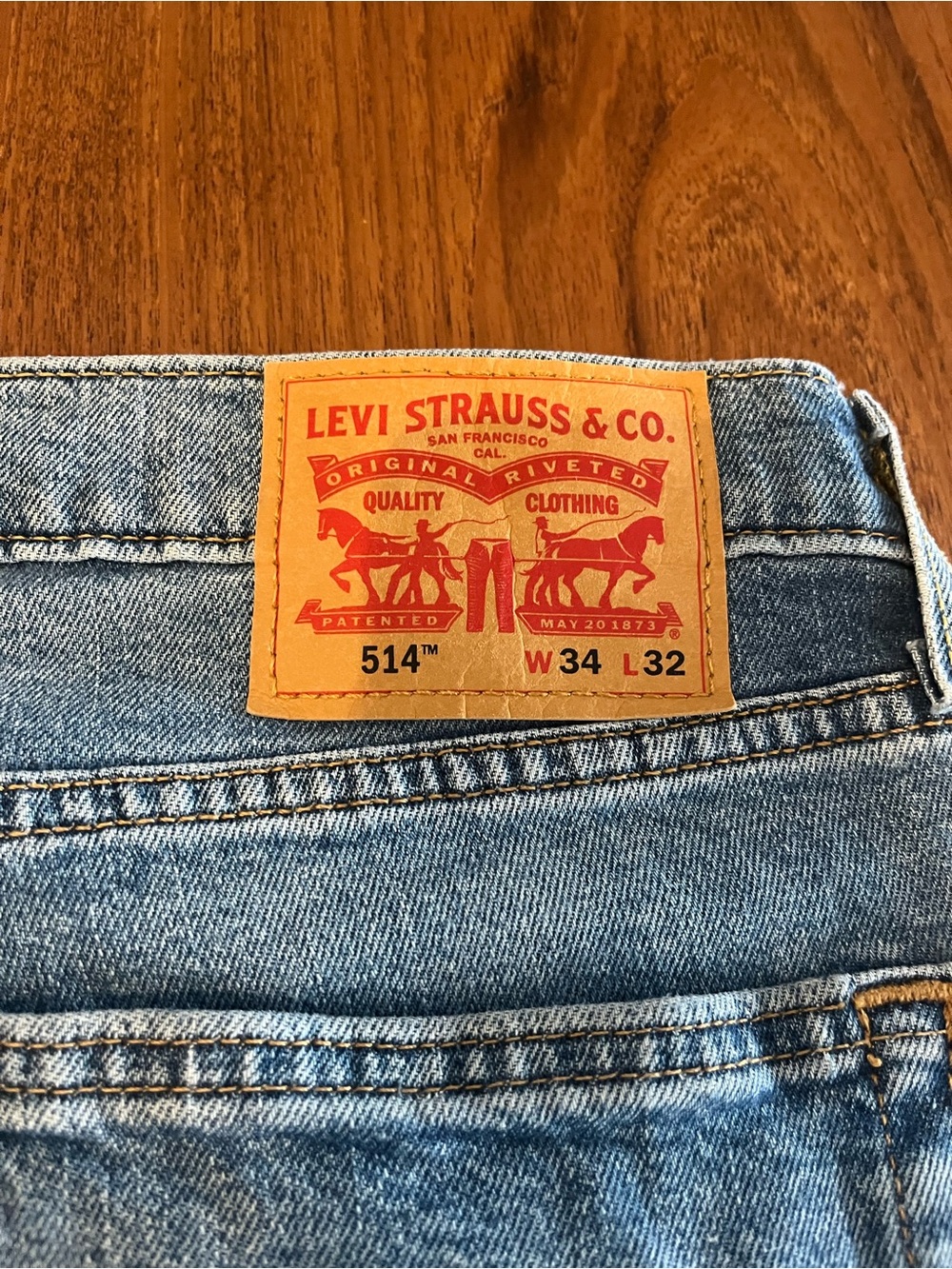 Levi's 514 Slim Straight Jeans - Light Blue Denim (30 ‘’ lenght)
